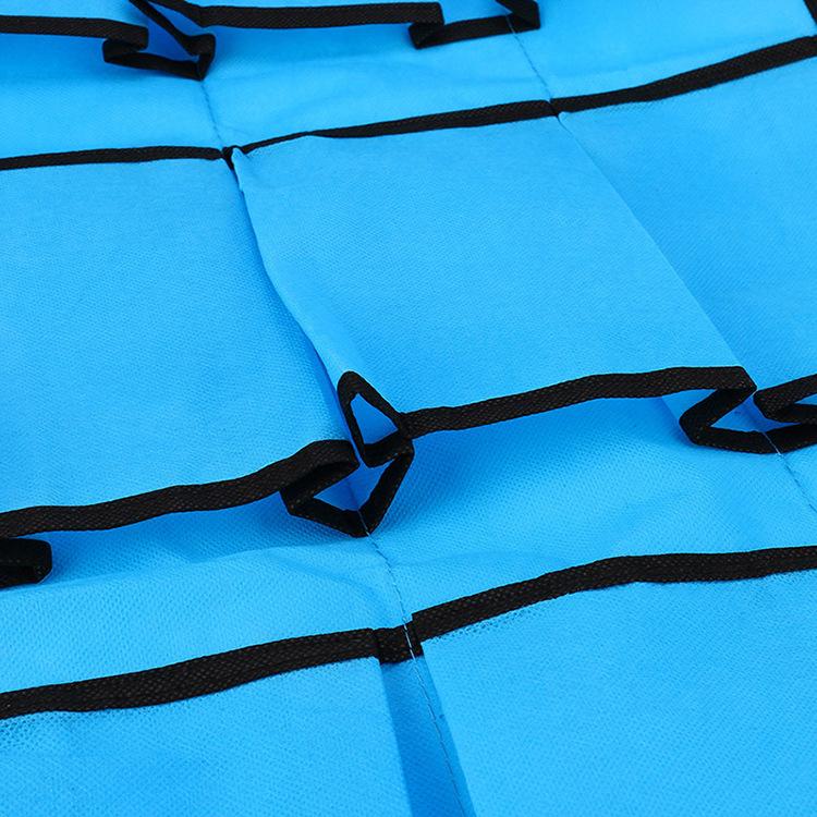 Home Daily Shoes Behind the Door Storage Bag Sundries Wall Hanging Bag Wardrobe Fabric Multi-layer Hanging Storage Bag