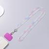Yilian 120cm Colorful Acrylic Crossbody Mobile Phone Case with Anti-Fall, Anti-Lost Jewelry Pendant Shoulder Strap