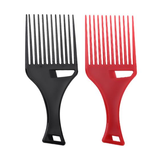 Yousheng Men Texturizing Comb Easy to Use Lightweight PP Hair Salon Hollow Fork Comb for Daily Life