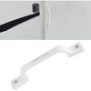 Akozon Grab Handle,Rv Door Handle Grab Bar 9.25in Plastic Rv Entry Handle Grab Bar White for RV Trailer Camper Motor Home Yacht