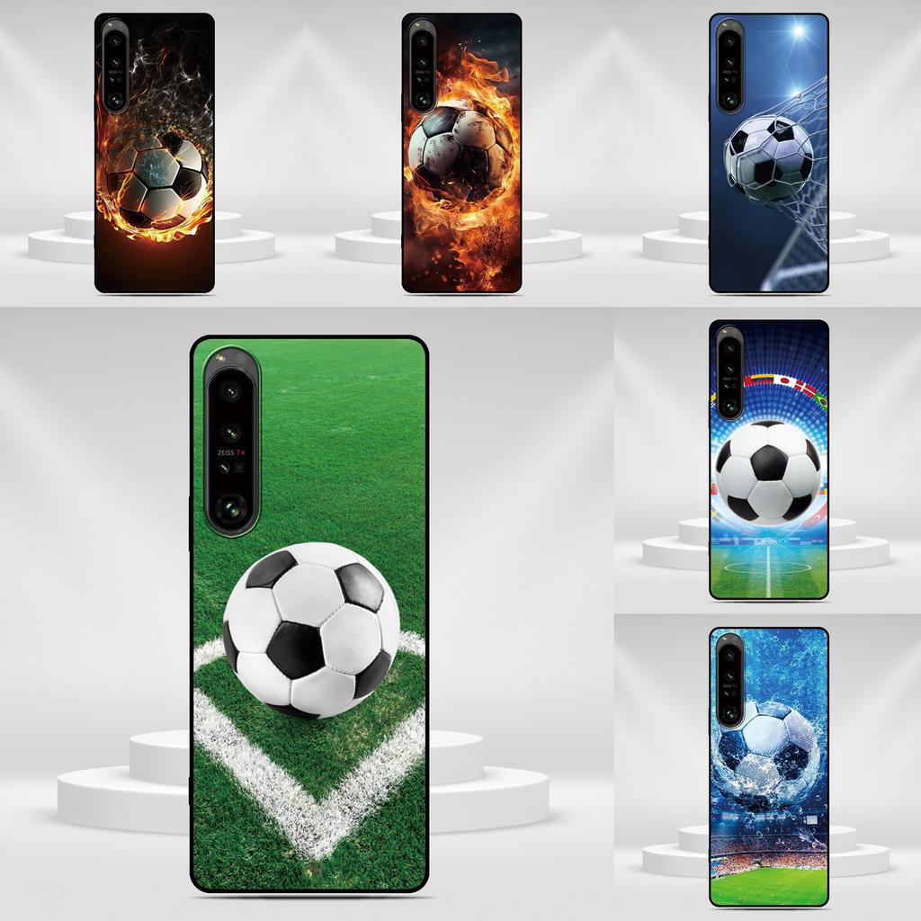 Sport Fußball Handyhülle Für Sony Xperia 1 VIII 10 VII 5 VI V IV III II XZ5 XZ4 XZ3 XZ2 XA2 L3 6 7 8 Benutzerdefinierte Foto Rückseite