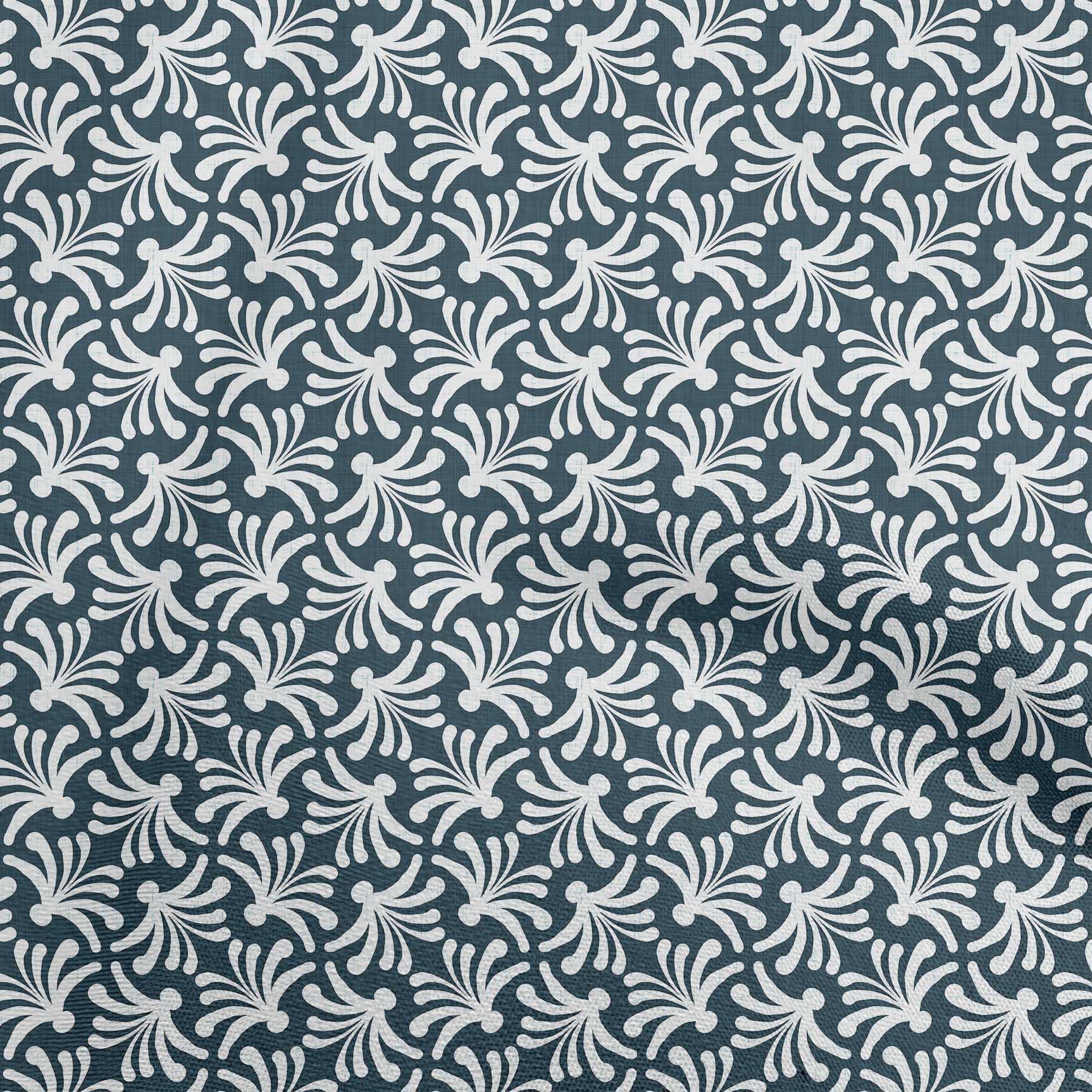 

oneOone Georgette Viscose Dark Blue Fabric Block Quilting Supplies Print Sewing Fabric By The Yard 42 Inch 42 Inch Wide - Viscose Chiffon чирок зелений колір