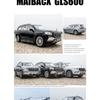 1/24 BENZ Maybachs GLS Class GLS600 Alloy Car Model Diecasts Metal Toy Car Model Collection Sound Light Simulation Car Kids Toys Gift