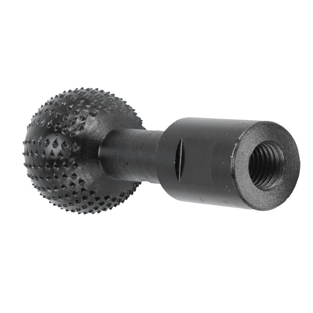 14mm Spherical Rotary Burr Wood Carving Drill Head Carbon Steel for Angle Grinder Type 115