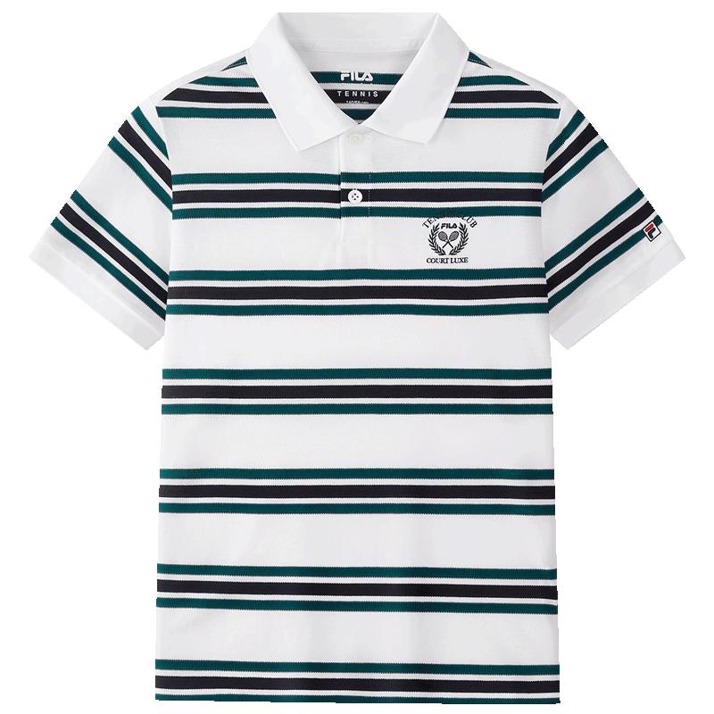 FILA Boys Knitted Short Sleeve Polo Shirt 170
