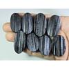 486Cts.Natural Black Tourmaline Oval Shape Cabochon Loose Gemstone 08Pcs Lot C-357