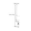 2Pcs Storage Pegboard Stand Heavy Duty Tabletop Bracket for Pegboard Panel Desk Mount Wear Resistant Fixing Accessory
