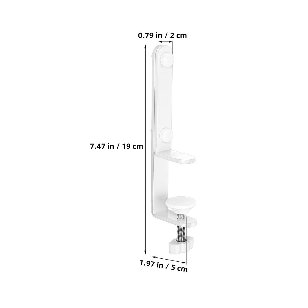 2Pcs Storage Pegboard Stand Heavy Duty Tabletop Bracket for Pegboard Panel Desk Mount Wear Resistant Fixing Accessory