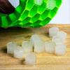 Ice Cube Tray with Lid, Soft Silicone Ice Moulds, Diamond Shape Ice Cube for Drinks and Desserts, Easy Removal