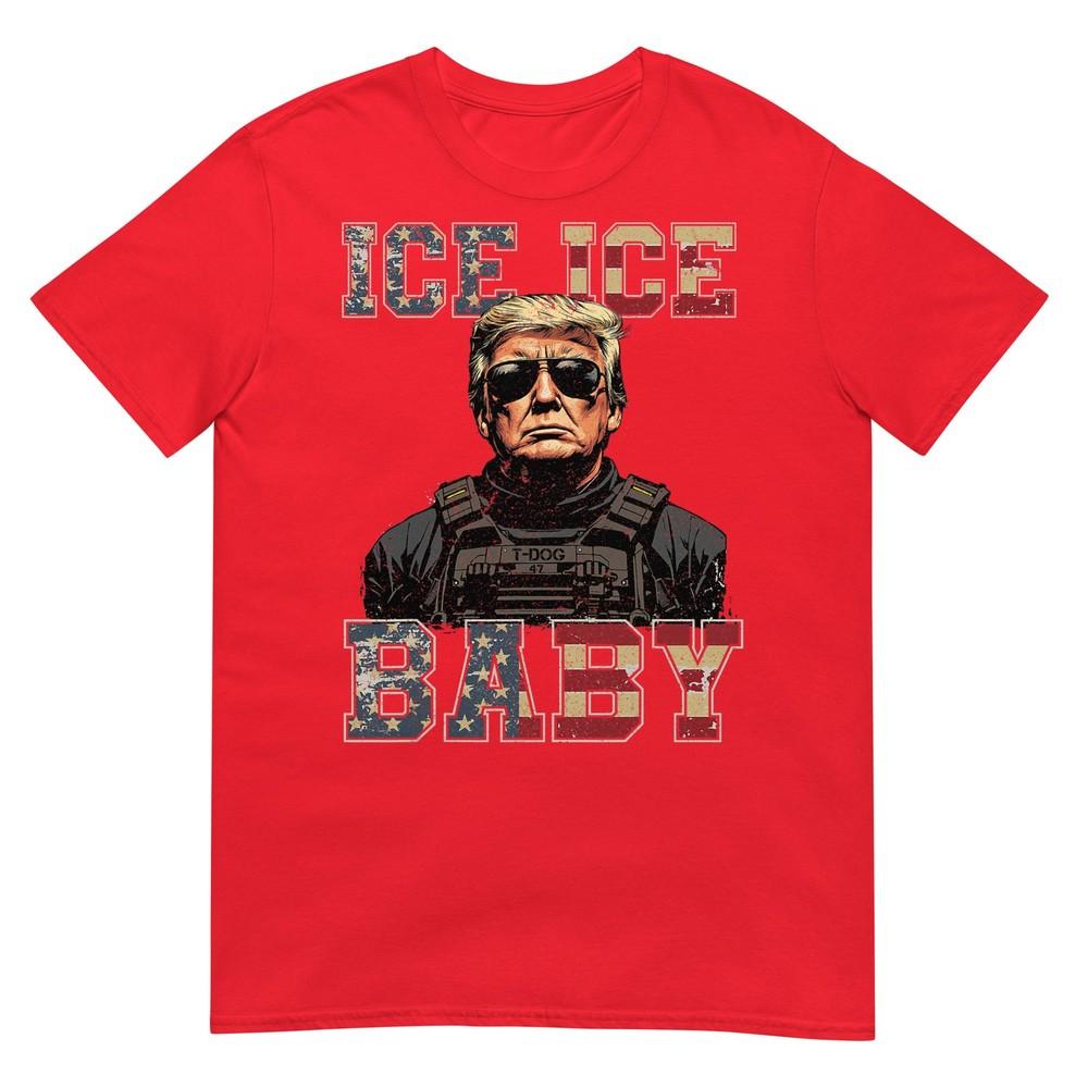 Vintage Ice Ice Baby Funny Trump TShirt S