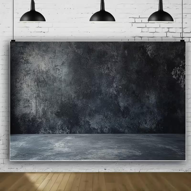2D Grunge Textured Cement Backdrop Photography Background Banner