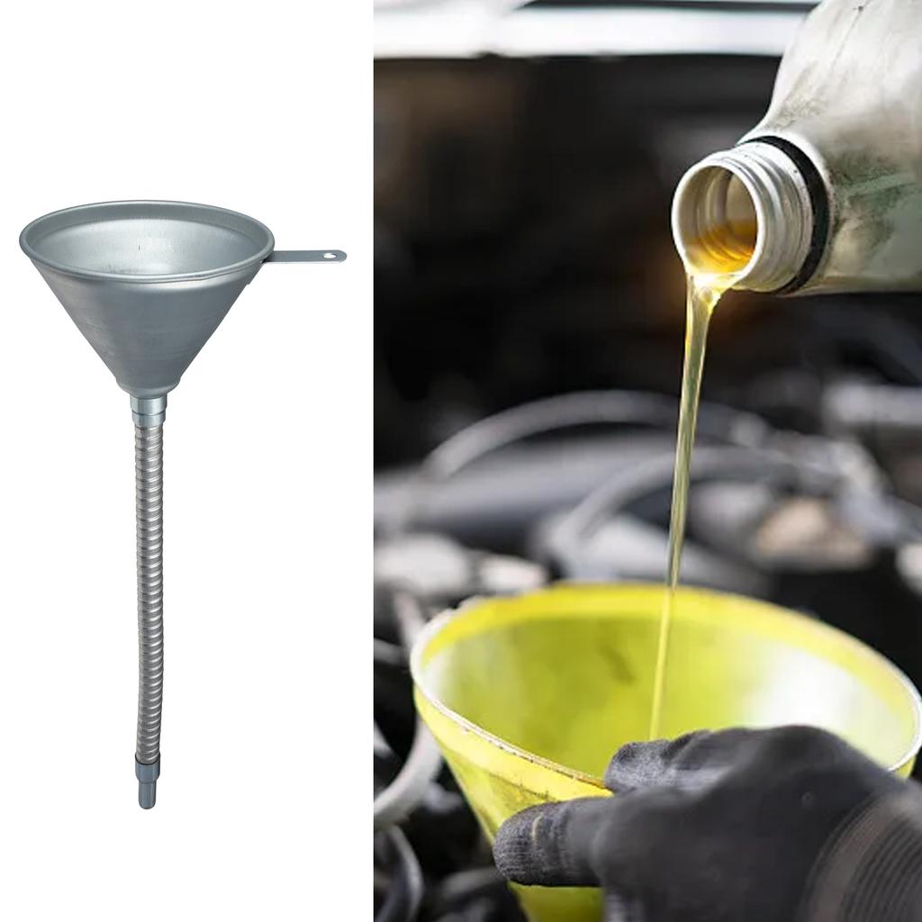 Imbuto Flessibile per Carburante con Filtro per Rifornimento Facile di Auto e Moto