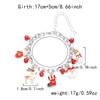 Christmas Tree Stan Claus Snowman Elk Metal Charms Chain Bracelets for Women Girls Xmas Tree Bracelet Jewelry Gift Adjustable