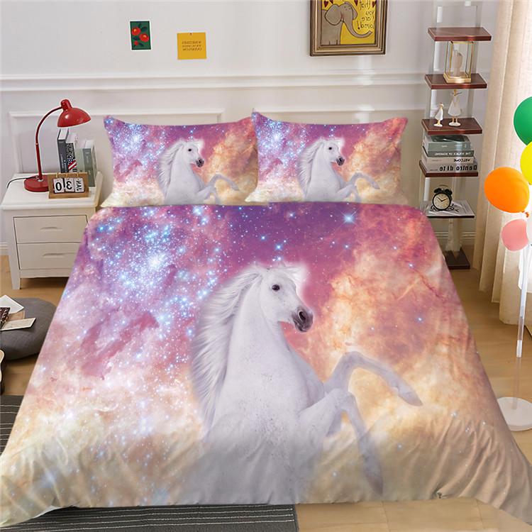 Digital Printing Bedding Three-Piece Polyester Star Animal Series