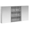 Bathroom Cabinet Set 3 Pcs 100 X 10.5 X 50 Cm Particleboard