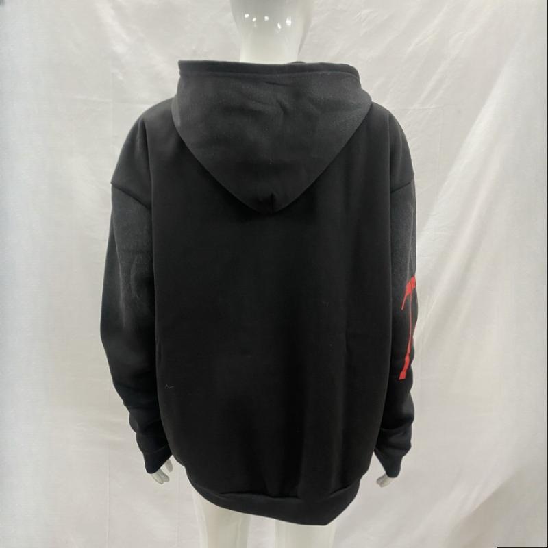 Evropský a americký pouliční trend Y2K personalizovaná tištěná mikina s dlouhým rukávem a zipem