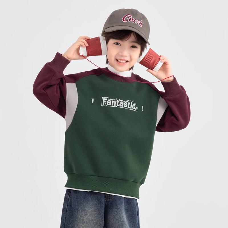 Jungen Winter Fleece Pullover Sweatshirt