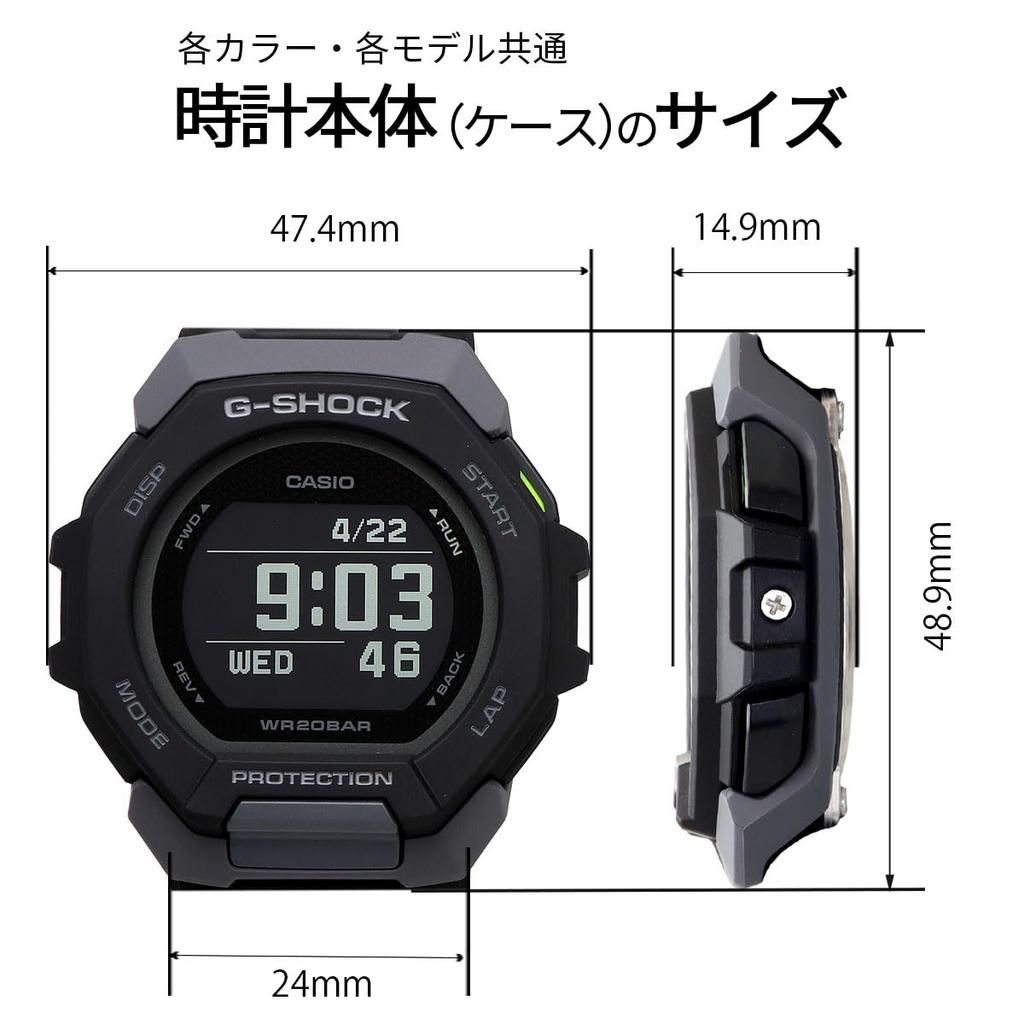 CASIO Watch with Mobile Link International Model [Casio] G-SHOCK G-Squad GBD-300-1 Men's Function, Black,