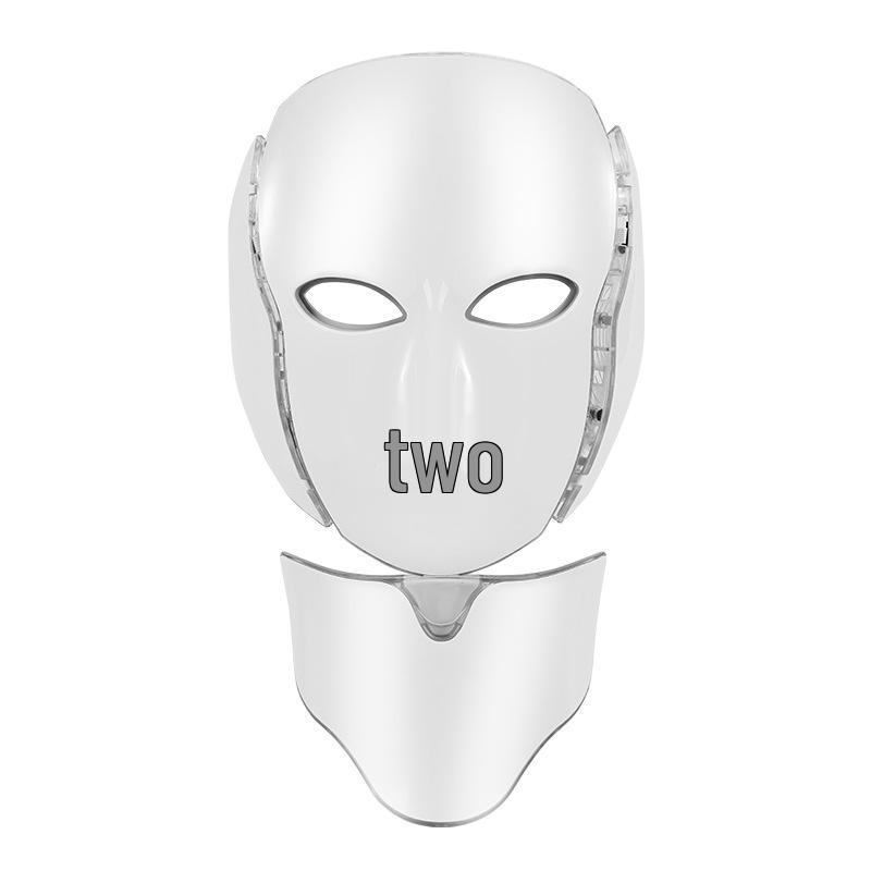 Seven-Color LED Photon Rejuvenation Facial Beauty Mask for Home Use