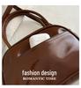 Retro-Texture Bowling Bag: Casual Commute & Niche Design with a Simple, Textured Pillow-Style Shoulder Bag