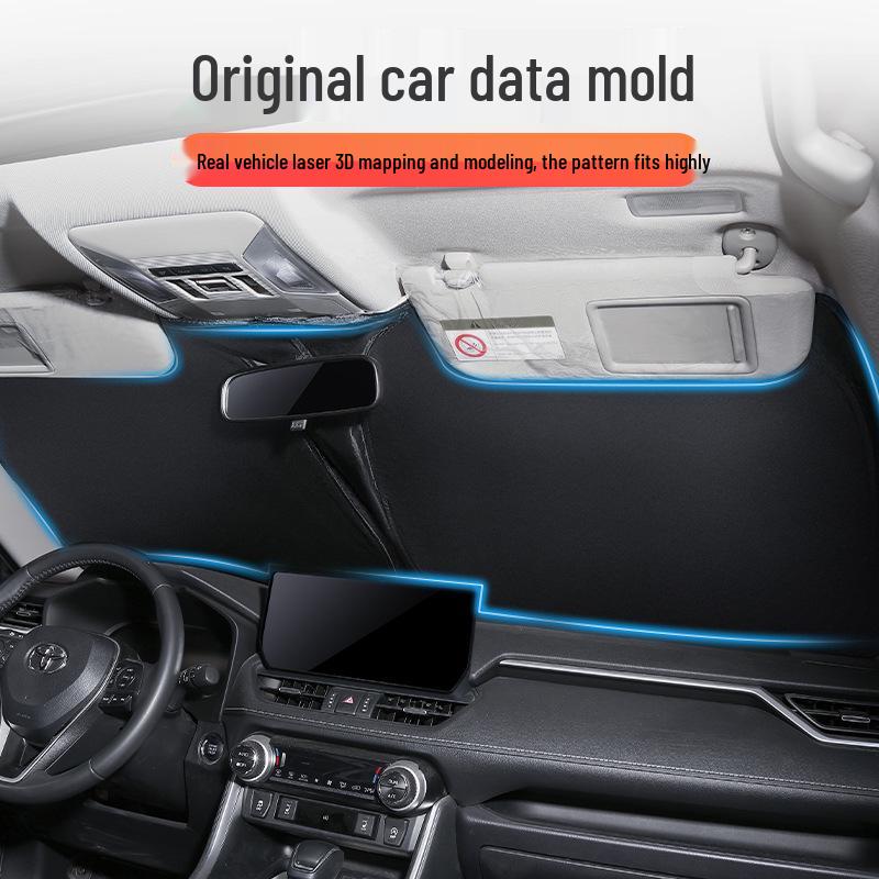 Thickened Car Sunshade Curtains: Full Coverage Privacy & Heat Insulation for Side Windows