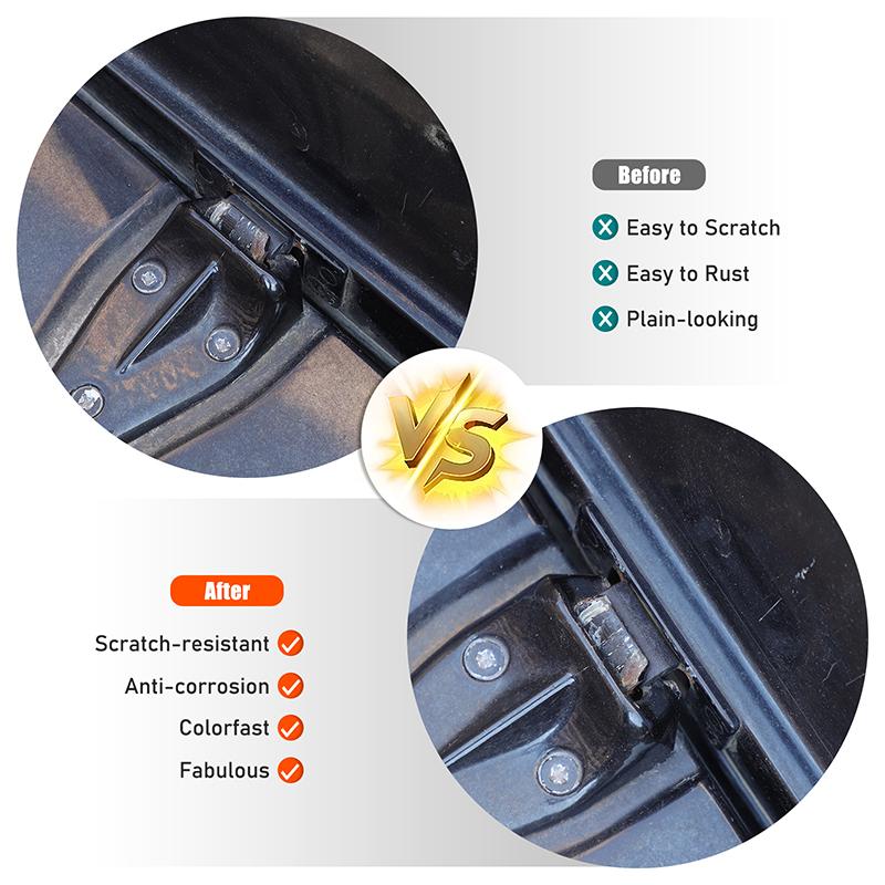 For Land Rover Defender 90 110 130 2004-2018 ABS Car Engine Hood Hinge Buckle Latch Lock Car Accessories
