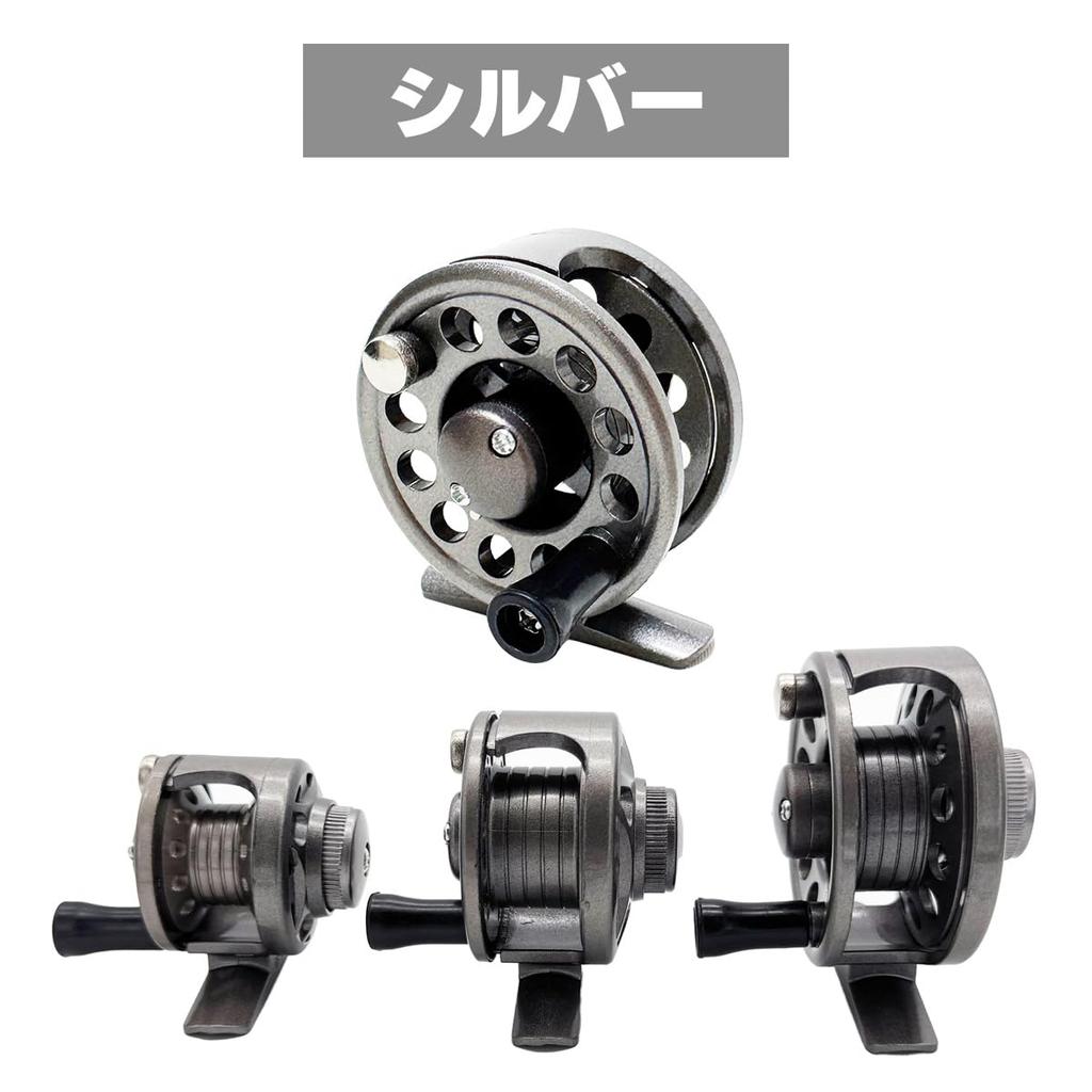 Orurudo Fishing Tackle puchi Series Taiko Reel puchi-TY40 Silver (for cast fishing, pier fishing, sea fishing for tanago, black porgy, rockfish,