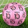 Messis Firande Pose Storlek 5 Fotboll Maskinsydd Inomhus/Utomhus Träning och Matcher Perfekt Minnesgåva för Fotbollsälskare