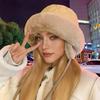 Simple Suede Velvet Lei Feng Hat Winter Men's and Women's Fleece Thickened Outdoor Cycling Ear Protection Warm Bucket Hats Thick Basin Hats