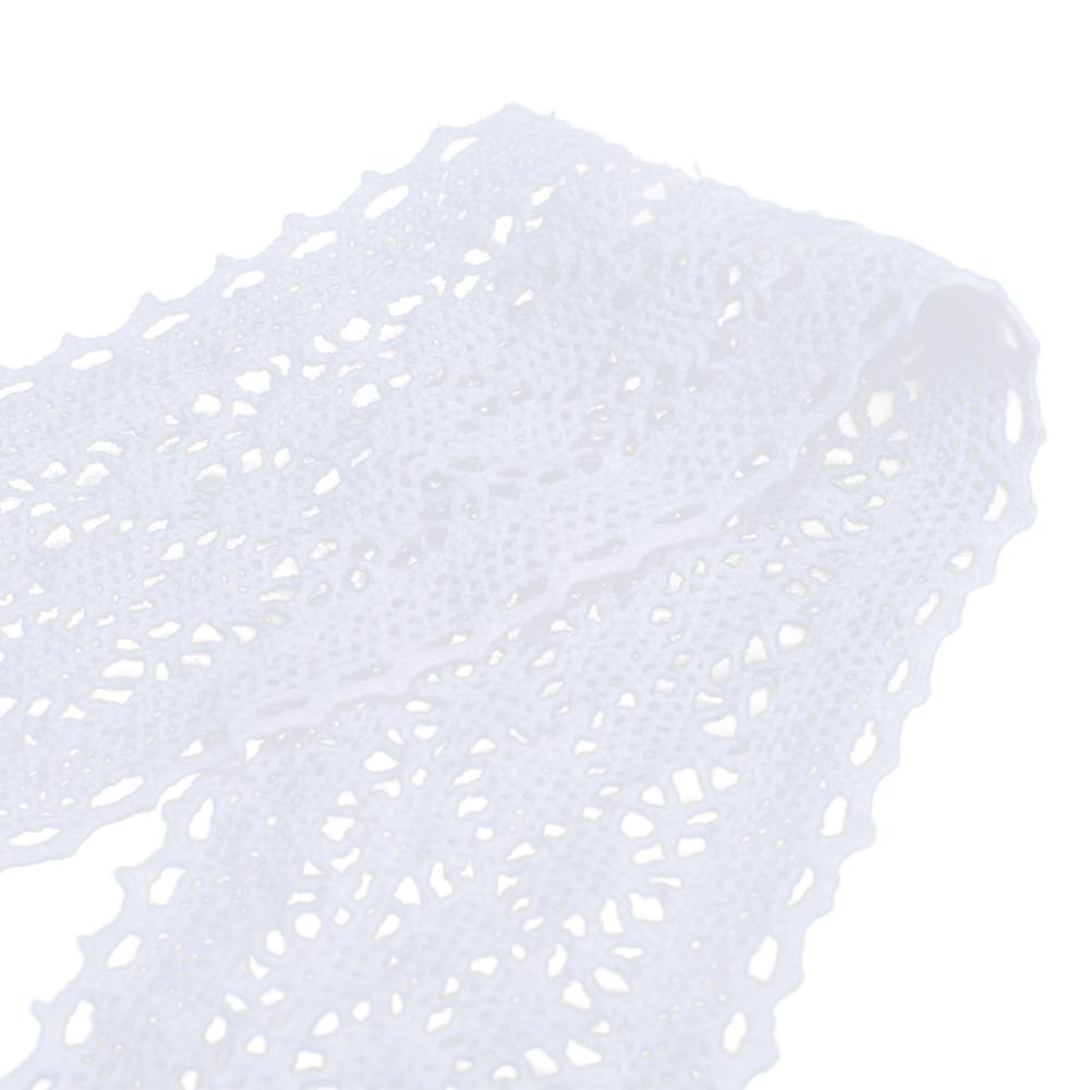 1pcs 10 Yards Lace Trim Cotton Threa Cotton Lace Vintage Lace Ribbon For DIY Crafts