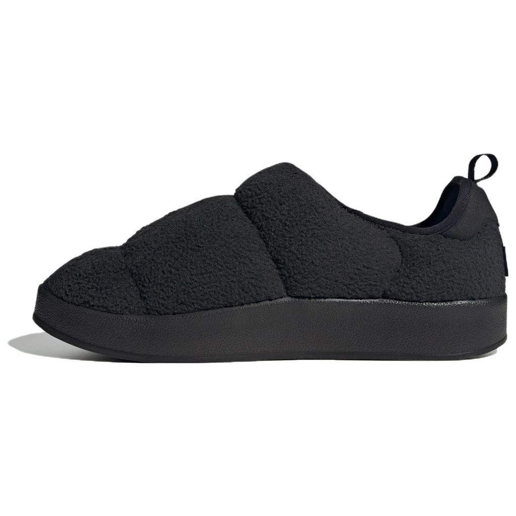 Adidas Puffylette Core Black Fleece Men Sneakers Footwear-White Pulse-Amber IG7152