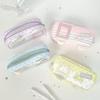 Large Capacity Pencil Case Cat Ears Design Pencil Pouch Portable Stationery Bag  Gift