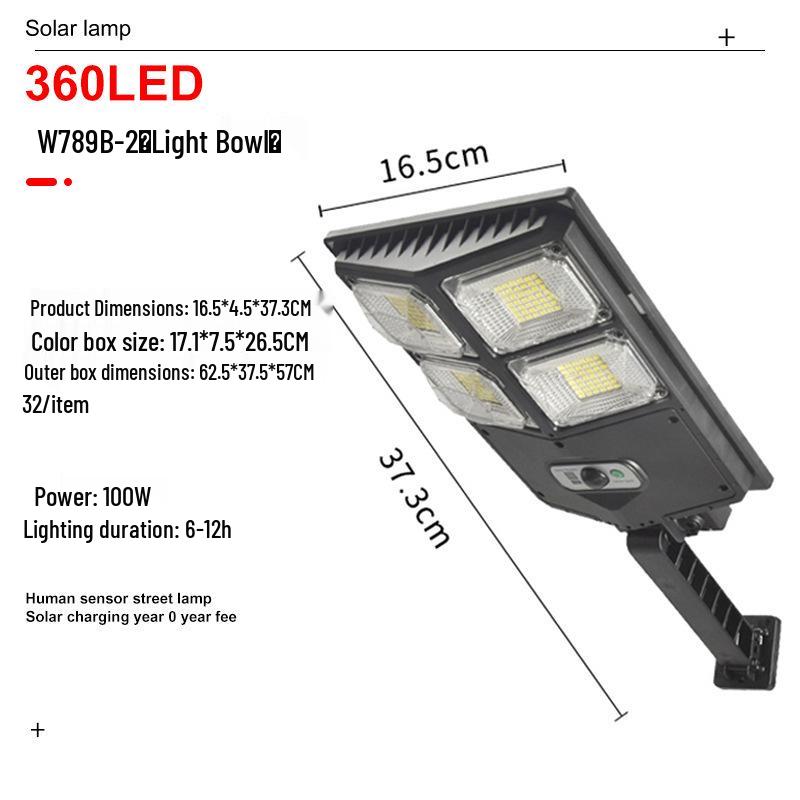 Lâmpada de Parede Solar para Pátio Externo para Cercas, Garagens, Vilas e Ruas.