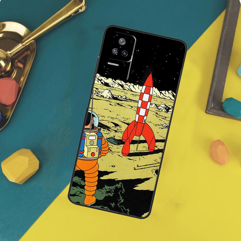 Cartoon Rocket Case For Xiaomi 14T 11T 12T 13T Pro 13 14 15 Ultra POCO X7 Pro X3 X5 X6 F5 F6 M6 Pro Funda