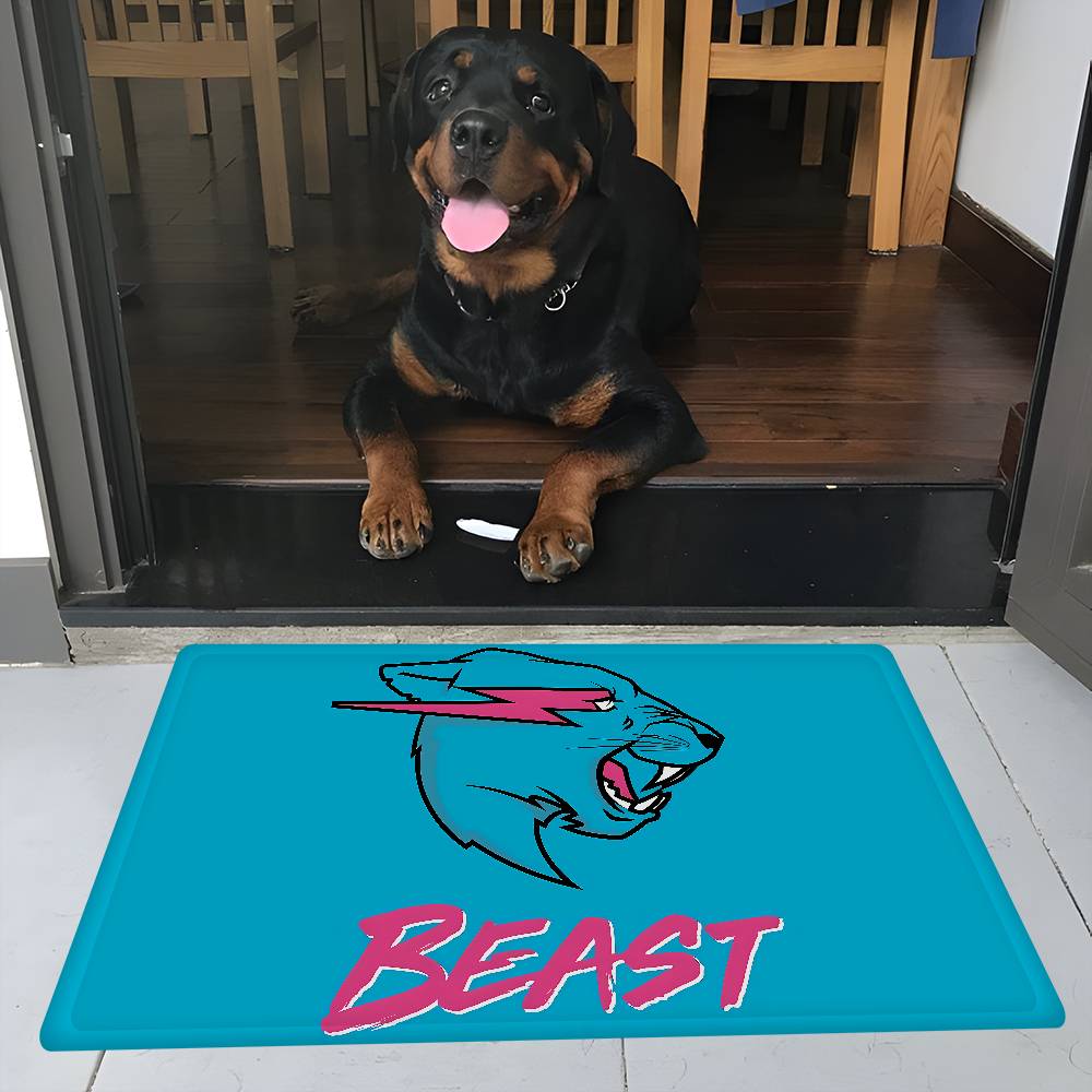 Individual Creato Mr-B-Beast Hallway Carpet Washable Non-Slip Living Room Sofa Chairs Area Mat Kitchen Doormat Area Rug