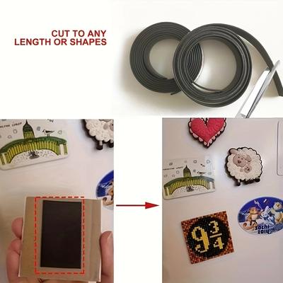 1M Rubber Magnetic Stripe Flexible Magnet DIY Craft Tape