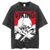 Hot Sale VINLAND SAGA Manga Graphic Print T-Shirt Men Women Vintage Washed O-Neck Cotton Casual Oversized Short Sleeve Streetwear Summer New Tee