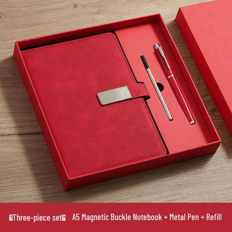 Customized Business Notebook Gift Set with Logo - Premium Cross Diary for Enterprise Office