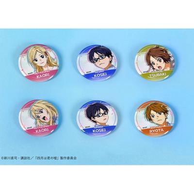 Your Lie In April Aforce X Dragon Horse Your Lie In April-Abzeichen, 1 Schachtel, 12 Stück