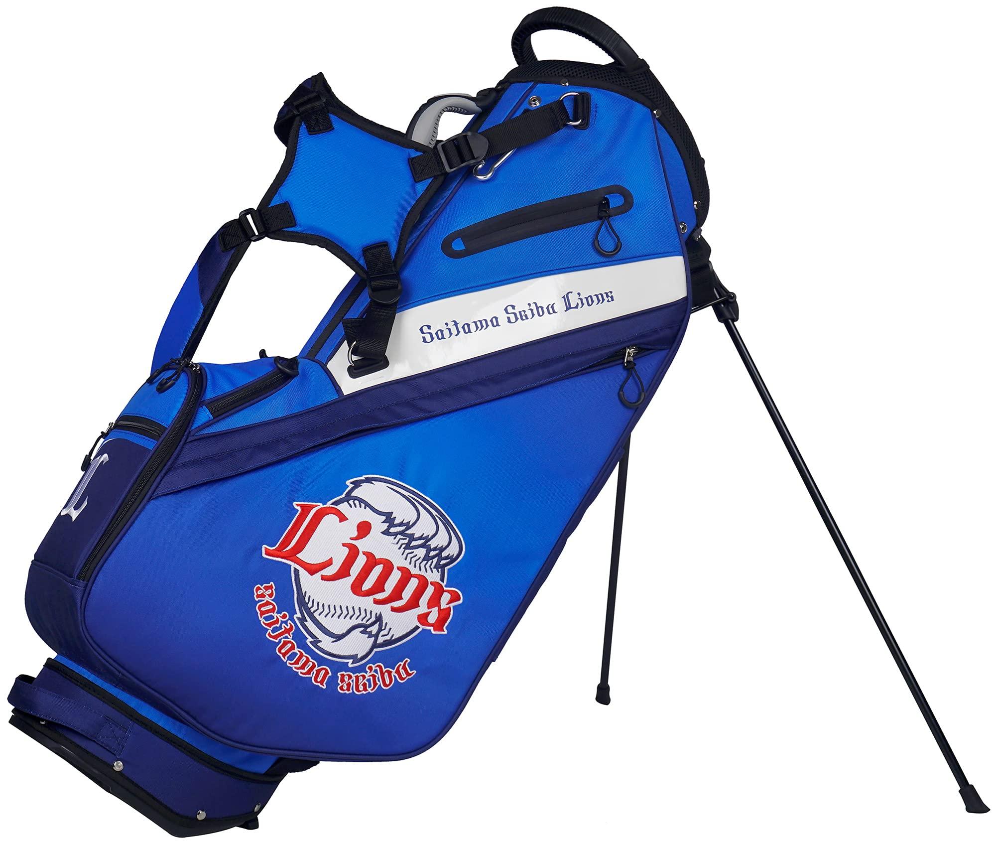 

Lezax Caddy Bag Saitama Seibu Lions Type Stand Bag Blue 9.5 SLCB-1442