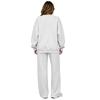 Women's Casual Neck Sweatshirt and Pants Set with Pockets, Comfortable Outfit for Fall Winter