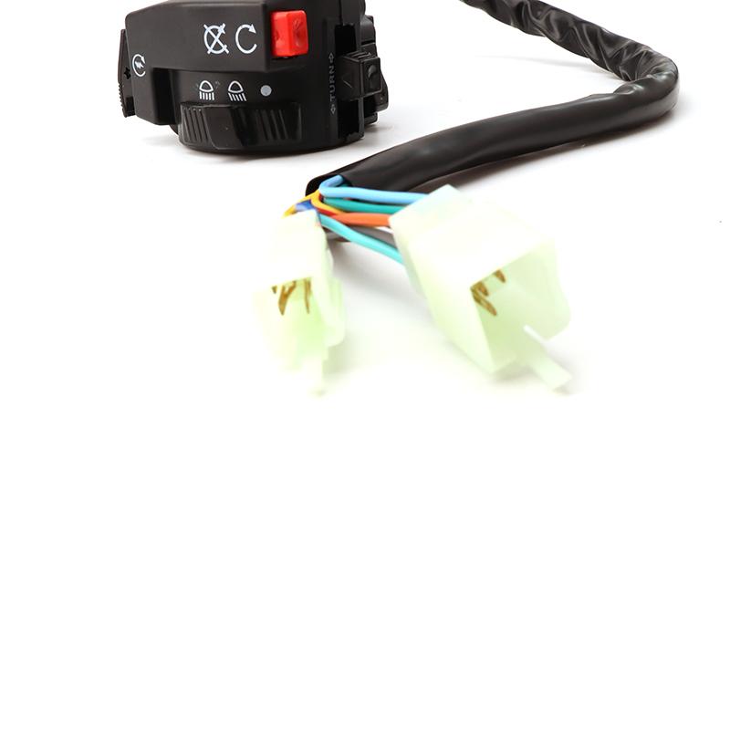 Motorcycle Handlebar Switch Assembly Multi-function Left Turn Signal Horn Start Choke Starter Switch For 7/8" 22mm ATV/Quad
