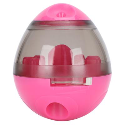 Pets Dogs Leaking Food Dispenser for Tumbler Ball ABS PC Training Interactive Toys Pink