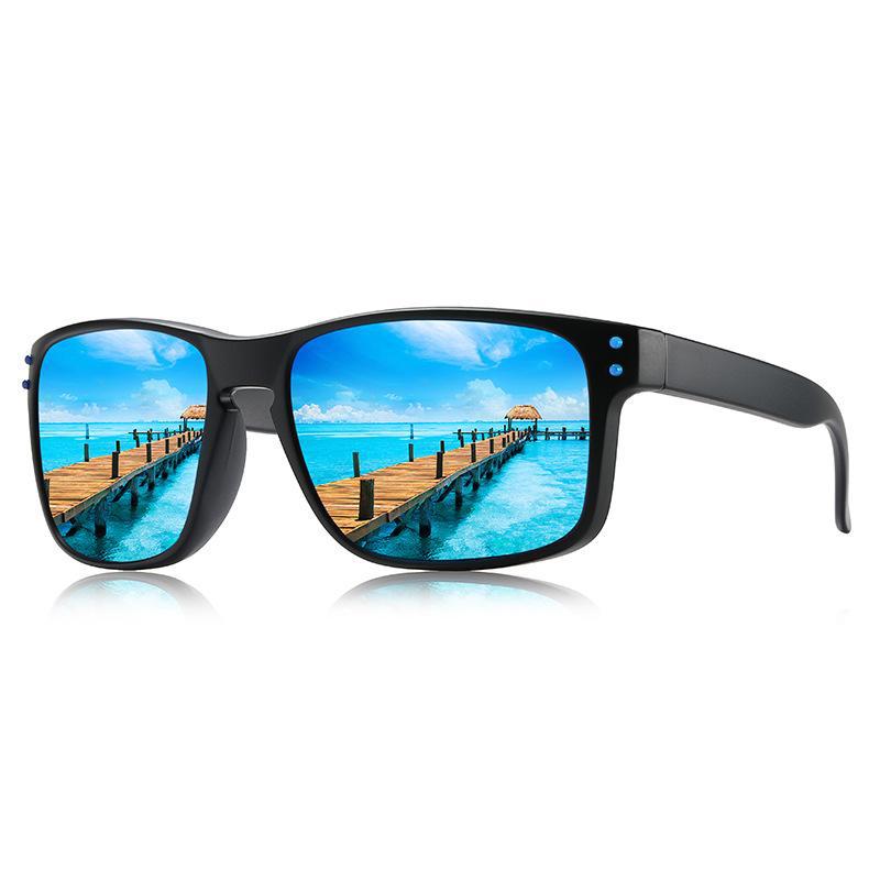 2025 Custom Brand Designer Sunglass Trendy Frame for Outdoor Sports Fishing Cycling In Spring Polarized Hinge