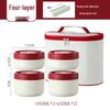 ZISIZ 304 Edelstahl Isolierte Mehrschichtige Fächer Bento Lunchbox