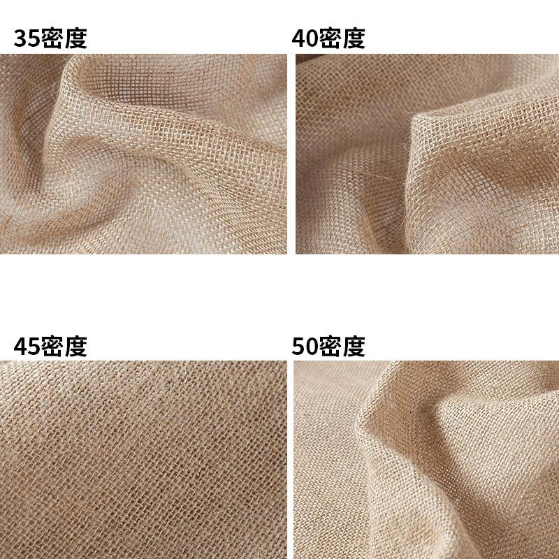 Primary Color Huangya Pure Linen Roll Silk Webbing Hemp Rope Handmade Diy Christmas Decorative Bow Fabric Sisal