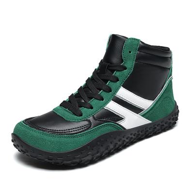 Buty Minimalistyczne Średniej Wysokości Męskie Damskie Szerokie Czubki Kostki Buty Outdoor Antypoślizgowe Ze Sztucznej Skóry