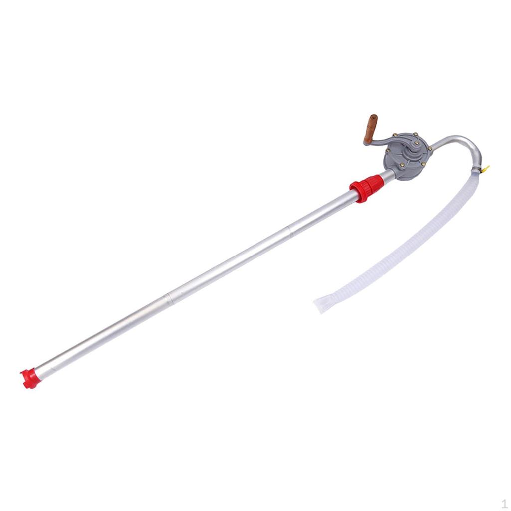 Drum Rotary Hand Pump Crank Fuel Oil Transfer Car Accessories Extractor High Performance