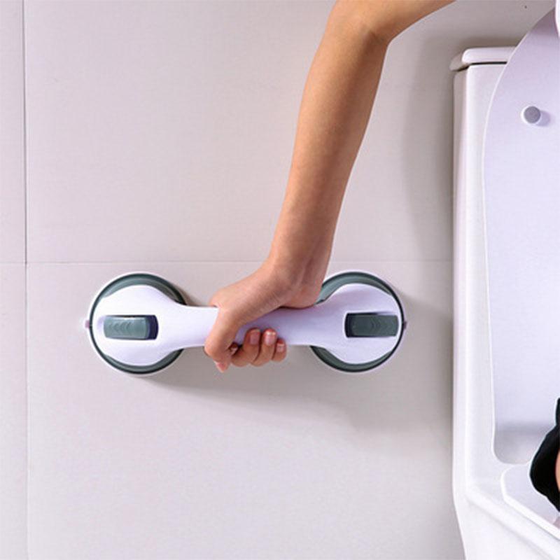 Plastic Bathroom Handrail Anti-fall Suction Cup Anti-slip Doors And Windows  Suction Cup Handle Without Hole Drilling Handrail