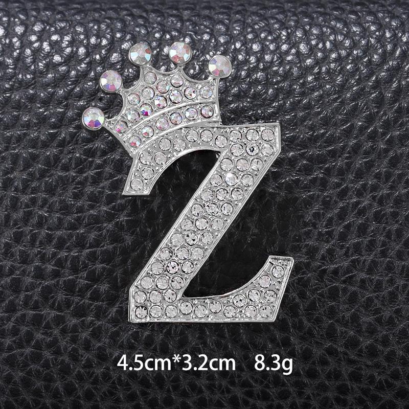 Unisex Versatile English Letter Brooch Lapel Pin for Suits and Clothing